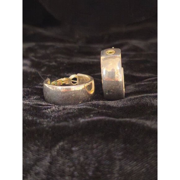 Chunky hoop earrings - Picture 2 of 4